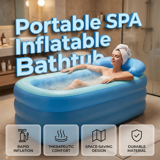🛁 LIMITED-TIME 50% OFF! ✨Three-Layer Insulated Inflatable Bathtub