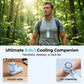 Personal Cooling Fan with Semiconductor Chip –  180° foldable design & 24-hour battery life