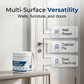 White Furniture Touch-Up Paste with Brush | DIY‑friendly & Works on wood, cabinets, doors, tables, and more