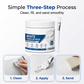 White Furniture Touch-Up Paste with Brush | DIY‑friendly & Works on wood, cabinets, doors, tables, and more