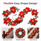 💥BUY 1 GET 1 FREE Today!!💞50K+ SOLD! 🎄✨ 50% OFF! Light‑Up Poinsettia Christmas Garland – 2m warm LED glow, vivid red blooms & holly leaves. Battery‑powered – no wall socket needed! Perfect for mantels, windows & tables. 🎅🕯️