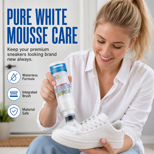🔥Limited Time Promotion 50% OFF🔥Rinse-Free Foam Cleaner with Built-In Brush