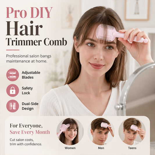 🎉Limited Offer！🎁Portable Dual-Use Hair Trimming Comb