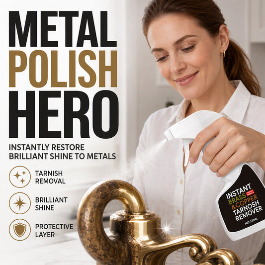 Instant Brass Tarnish Remover Spray - Safe and gentle & Powerful clean