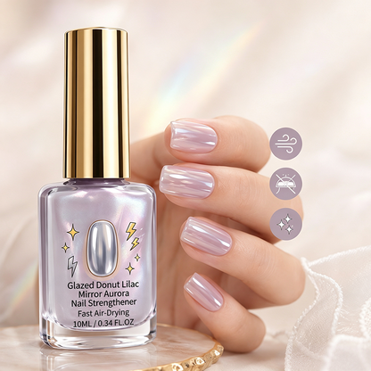 📢📢Limited-time offer!! ⏰Lilac Glossy Mirror Nail Strengthener
