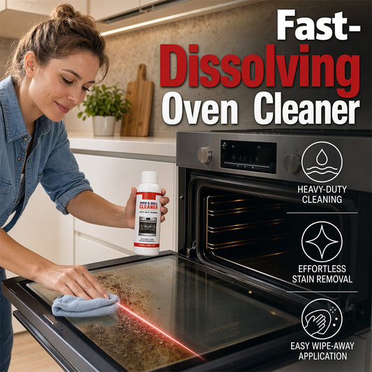 Heavy-Duty Oven and Grill Cleaner 100ml Quick-Acting Degreaser for Kitchen Stains