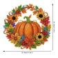 ⏳LAST DAY SALE ONLY  As low as￡7.99 each !!🔥🍂 Autumnal pumpkin wreath with a diamond pattern to hang up – Complete DIY kit
