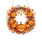 ⏳LAST DAY SALE ONLY  As low as￡7.99 each !!🔥🍂 Autumnal pumpkin wreath with a diamond pattern to hang up – Complete DIY kit