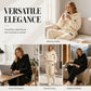 Embossed Geometric Plush Set – Warm embossed plush matching set, trendy & cozy for cold days🍂👚