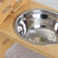 Adjustable Height Elevated Dog & Cat Feeder