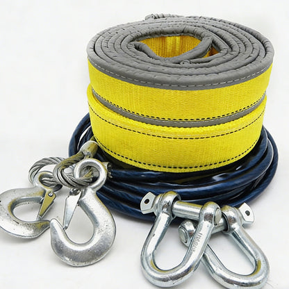 Buy 1 Get 1 Free Today!! 8-Ton Tow Rope with U-Shackle Hooks