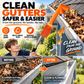 🍂 Ground-Level Gutter Cleaning Tool | Adjustable