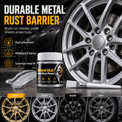 Wheel Hub Anti-Rust Paste | 50g Metallic Finish