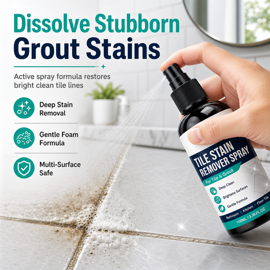 🎃BUY 3 GET 3 FREE Today!!🔥Grout Stain & Mold Remover Spray