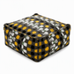 🧺 Storage Stool Cover: Fill with Clothes, 100kg Support, Wide Zipper, Washable, 45x45x23cm
