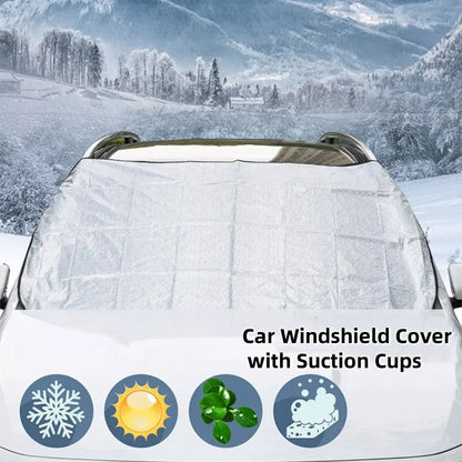 📢📢50% OFF !! ⏰Car Windshield Cover with Suction Cups