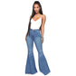 Women’s High-waist Stretch Flared Denim Pants